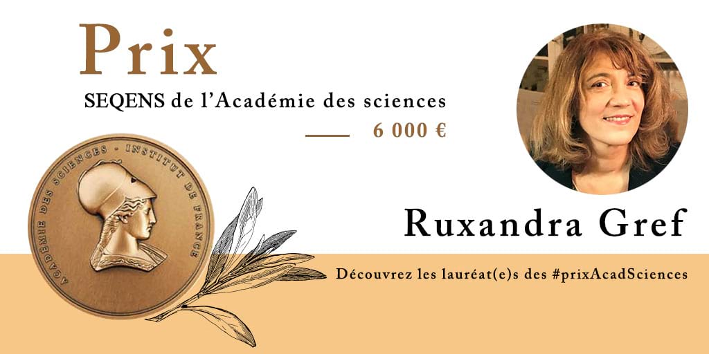 Ruxandra Gref lauréate du prix Seqens de l'Académie des Sciences