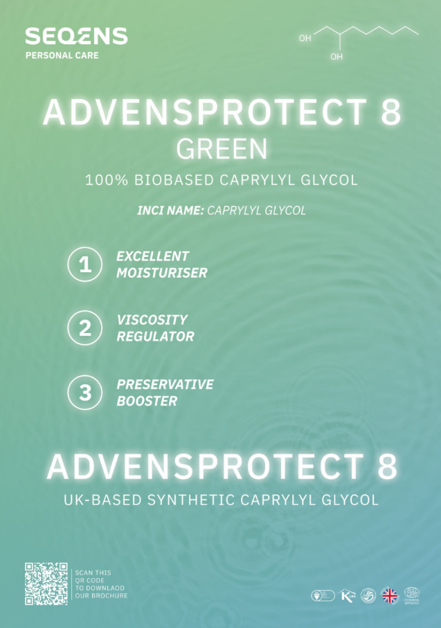 SEQENS Personal Care AdvensProtect 8 Green Key Visual